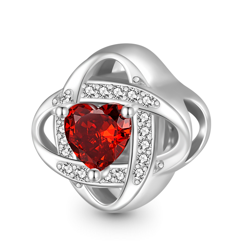 Gnoce Lucky Knot Birthstone Charm_1