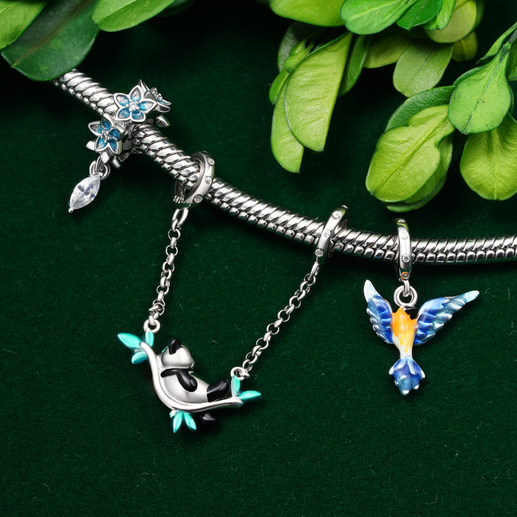 Gnoce Bamboo Panda Safety Chain Charm_2