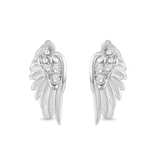 Gnoce Angel Wing Hoop Earrings_1