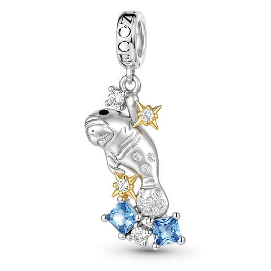 Gnoce Dugong Charm Platinum-plated Silver Blend_1