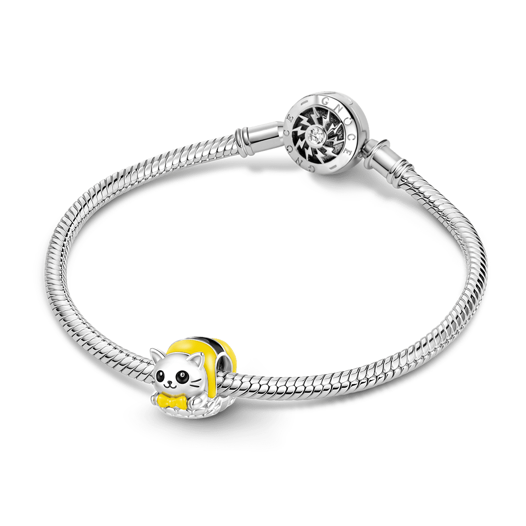 Gnoce Sushi Cat Bead Platinum-plated Silver Blend_3